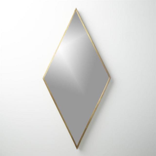 diamond brass 21.75"x45" wall mirror