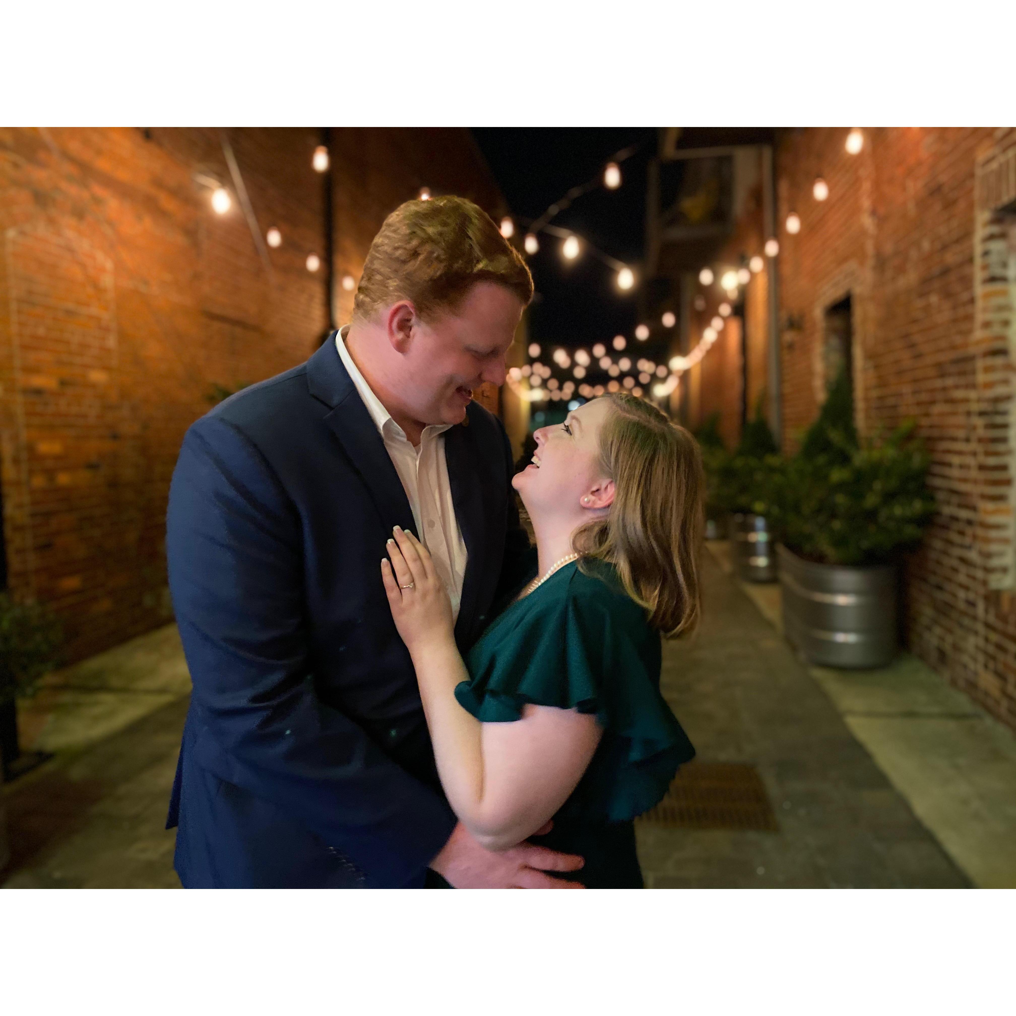 One of Josh's groomsmen and dear friend, Andrew, took these for us after we announced our engagement!
