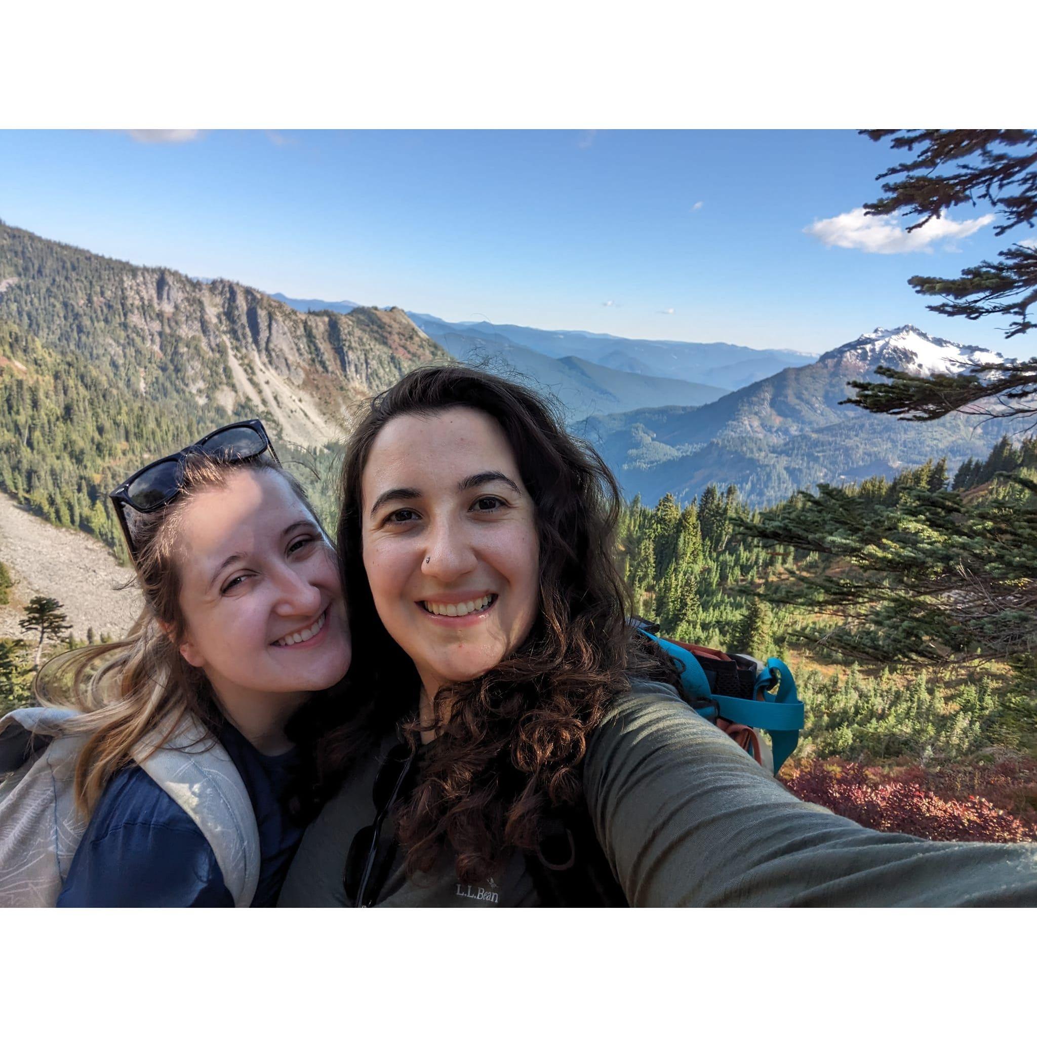 Hiking on Mt. Rainier
