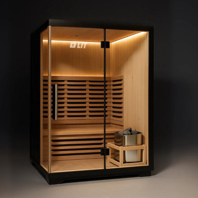 Titan — Hybrid Infrared & Traditional Sauna (2 Person)