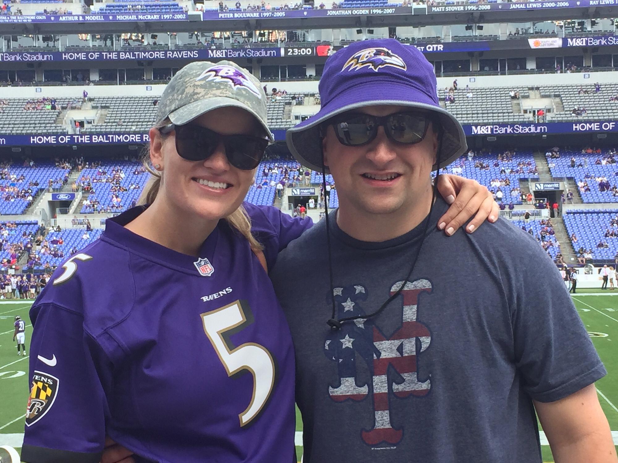 Baltimore Ravens game to see Joe Flacco! 🏈