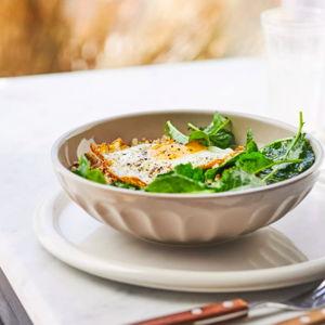 The Latte Stoneware Pasta Bowls, Set of 4: Amelie Edition