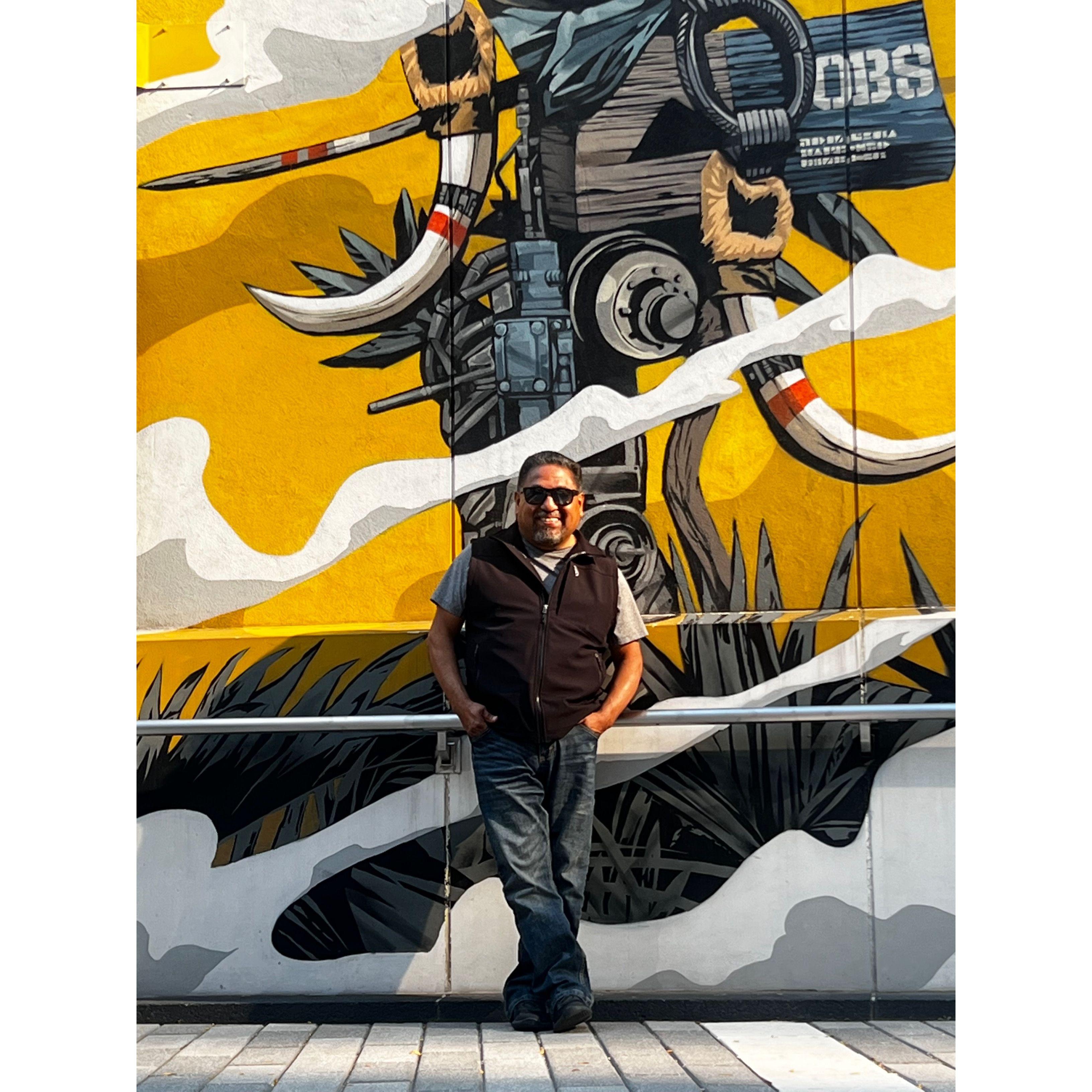 Rene looking sharp in NYC