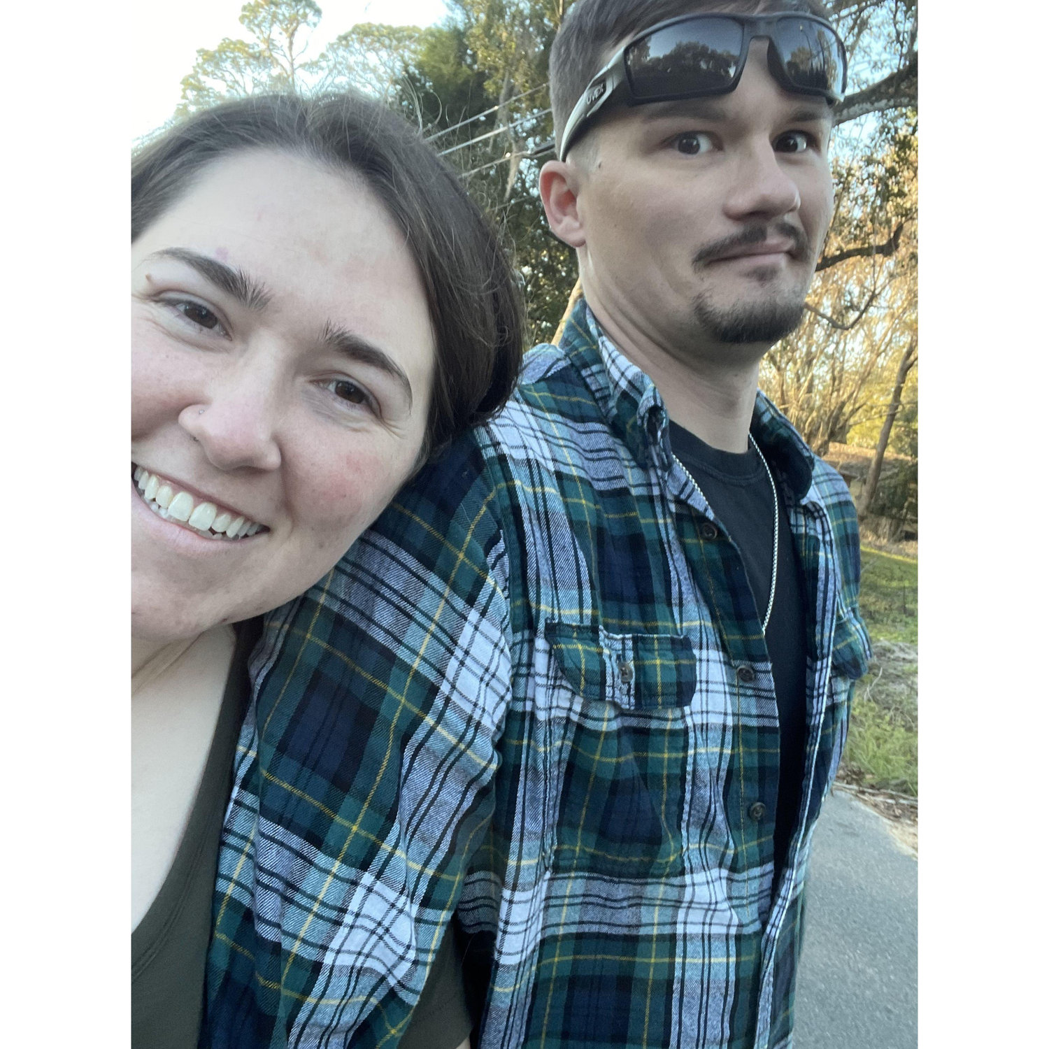 Our first photo together!