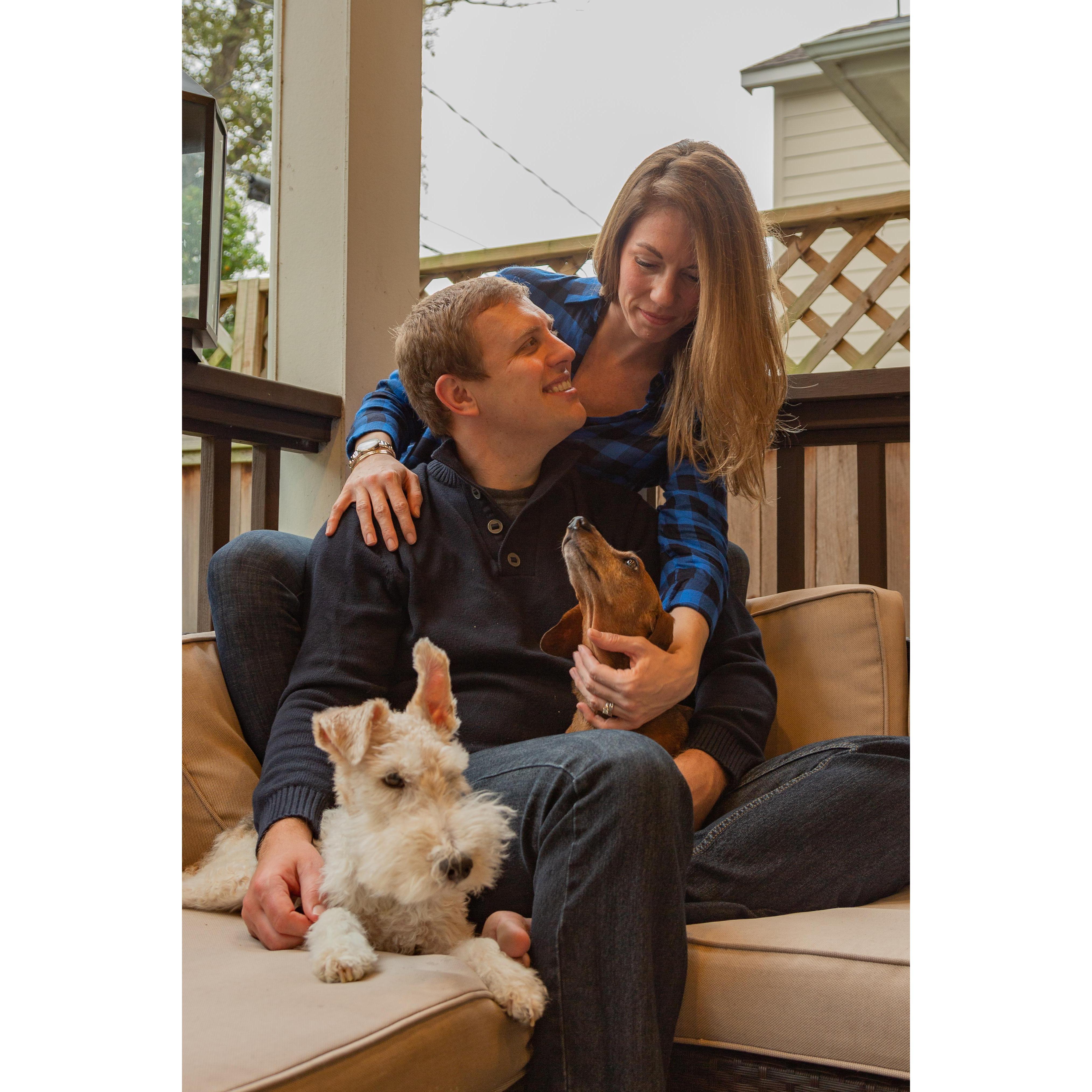 Tomas, Kelsey, Moose & Willie