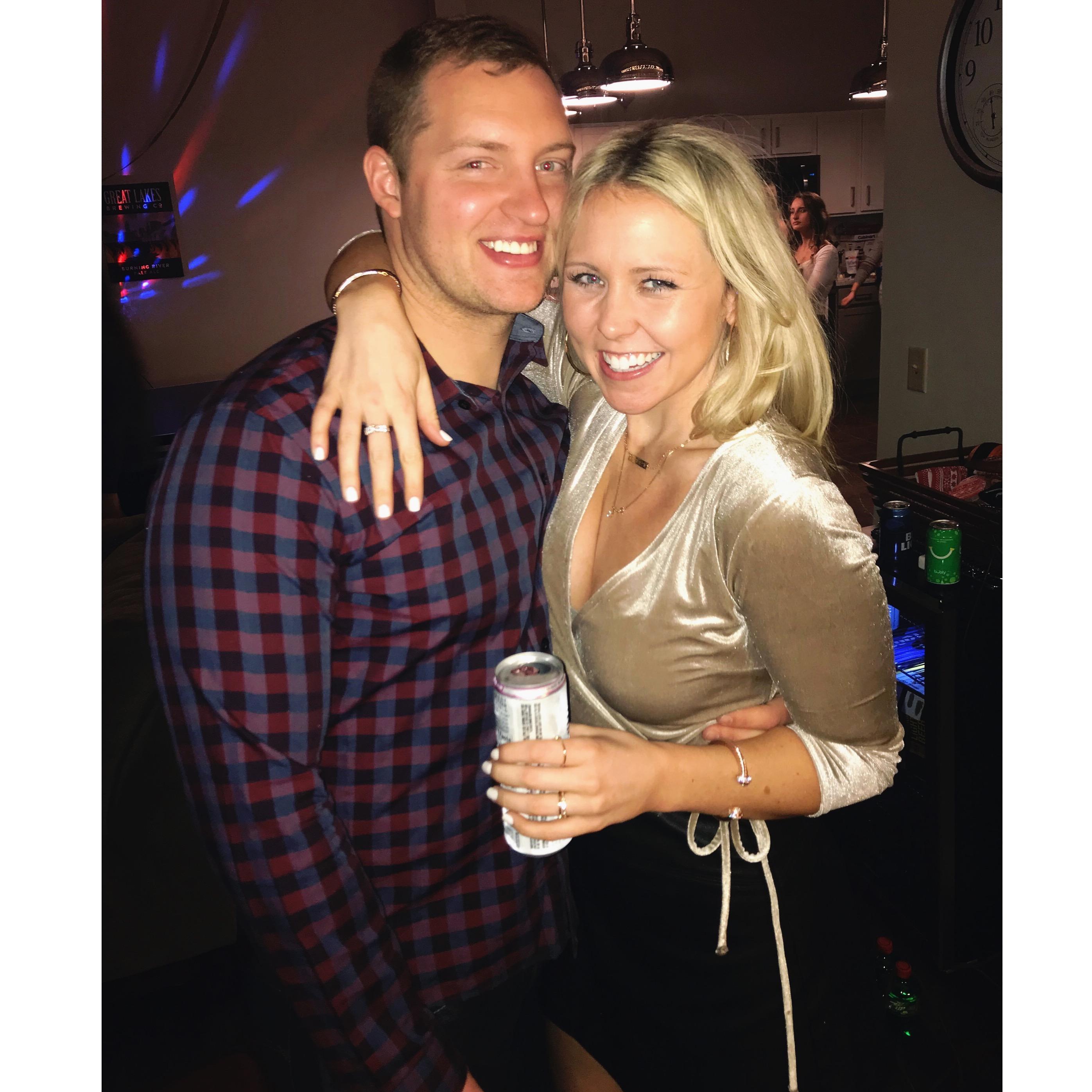 The night we first said "I love you"! (She said it first)