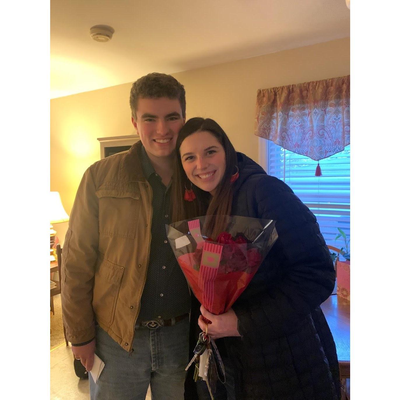 First Valentines Day together. Ben took Maddy to the Grand Ole Opry.
