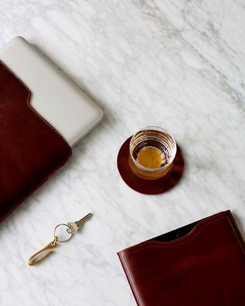 Leather Coasters Set of 4