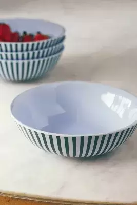 Lyla Striped Bowls, Set of 4