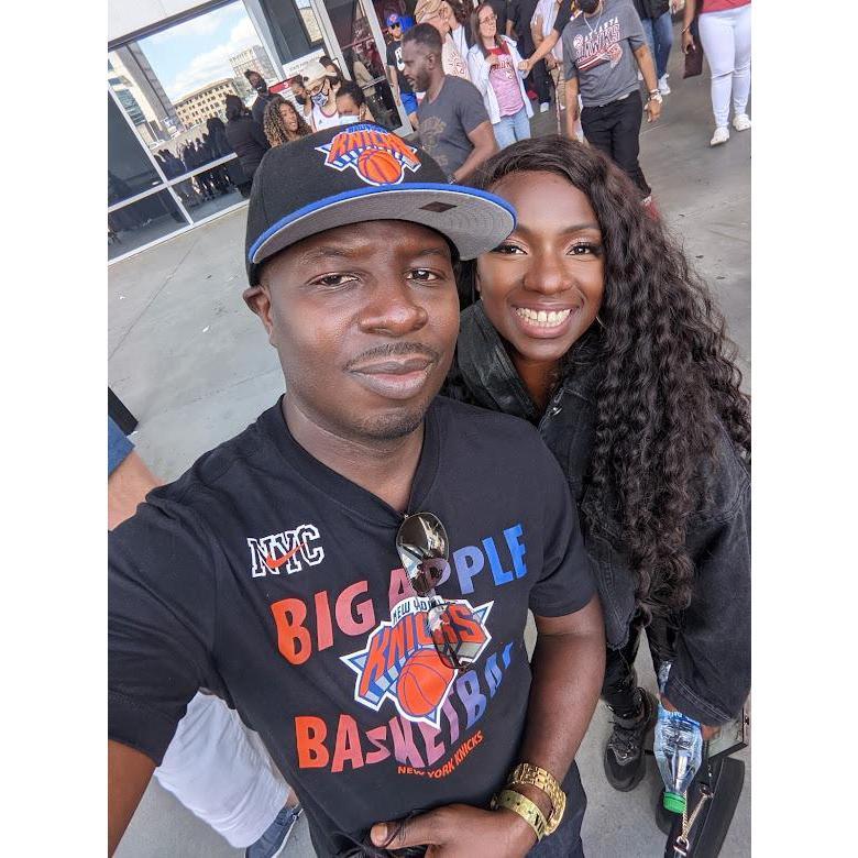 First Knicks game at Statefarm Arena Atlanta 2021, but they lost lol