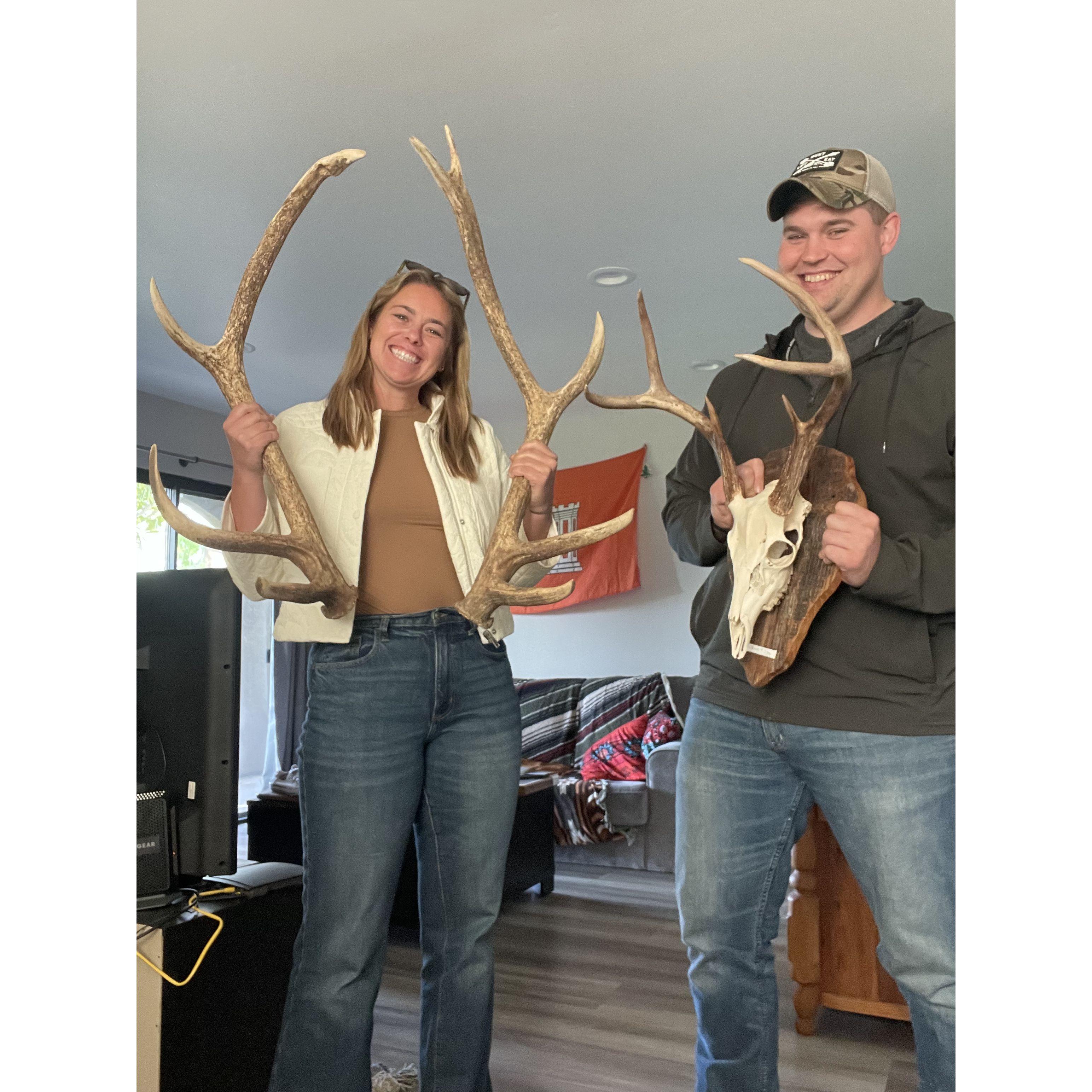 Alexa's antlers vs Isaiah's
