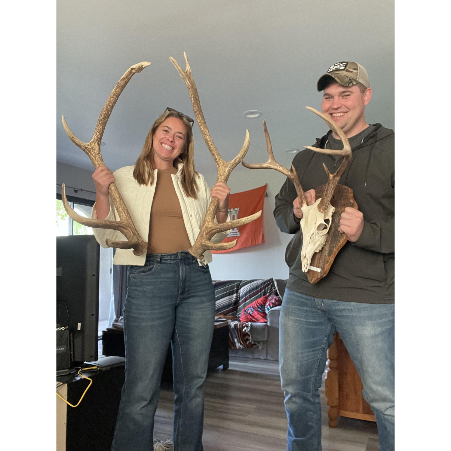 Alexa's antlers vs Isaiah's
