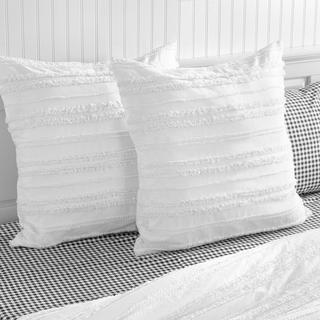 London Textured Stripe Euro Sham, Set of 2