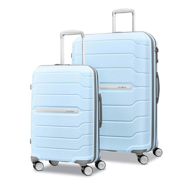 Samsonite Freeform Hardside Expandable with Double Spinner Wheels, Sky Blue, 2-Piece Set (21/28)