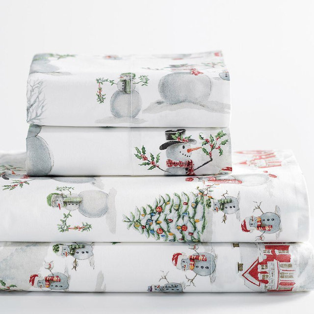 Snowman Sheet Set, Multi, Full