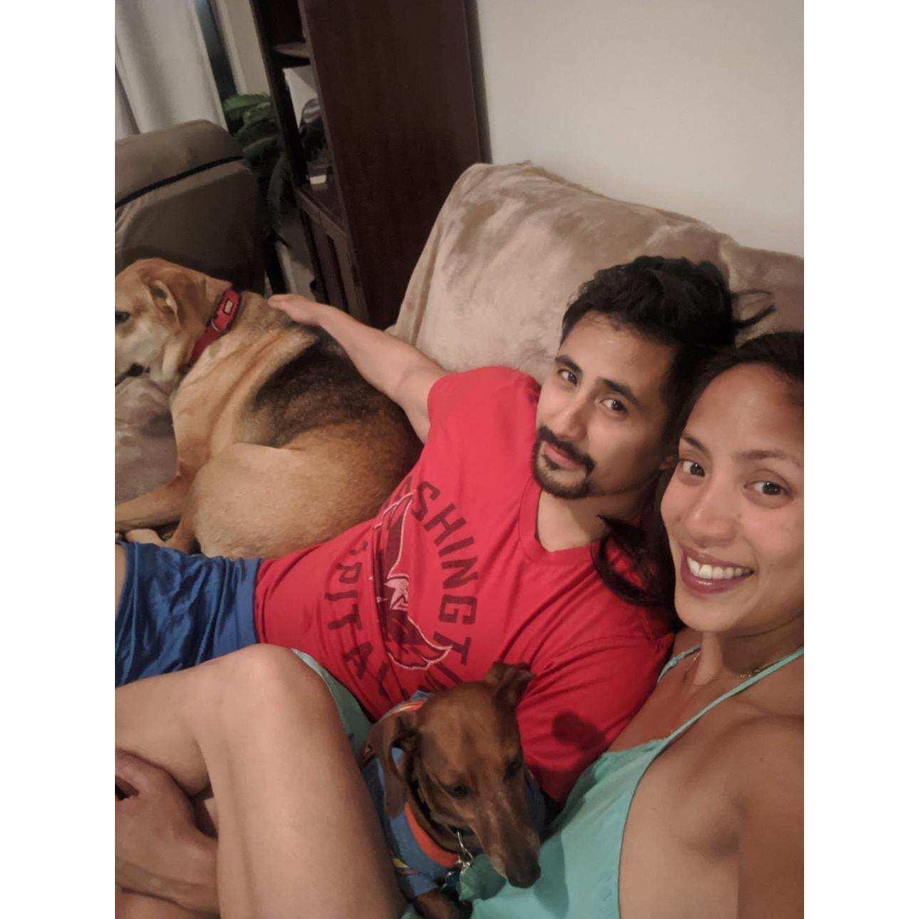 Our first family photo together