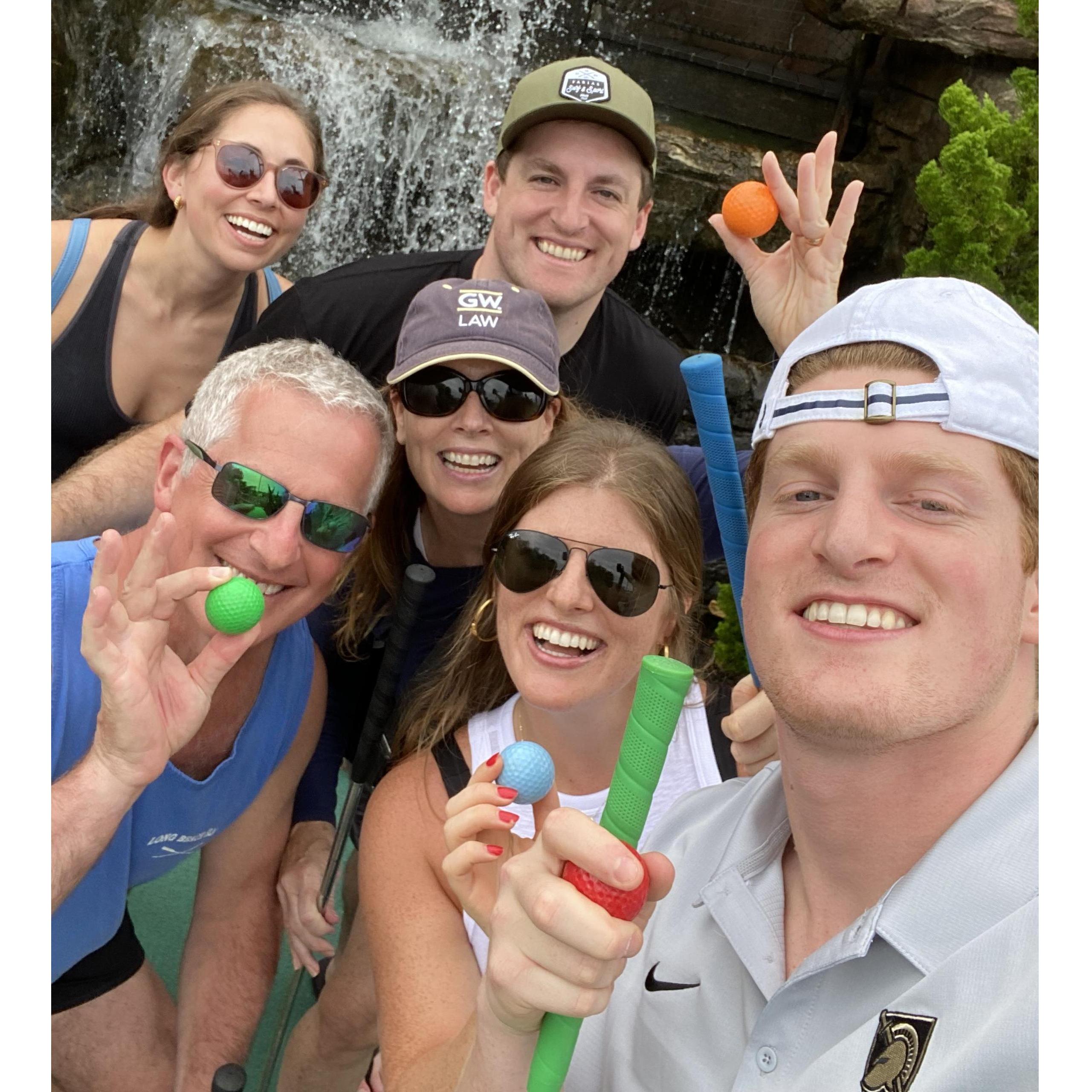Mini golf at LBI. 2021