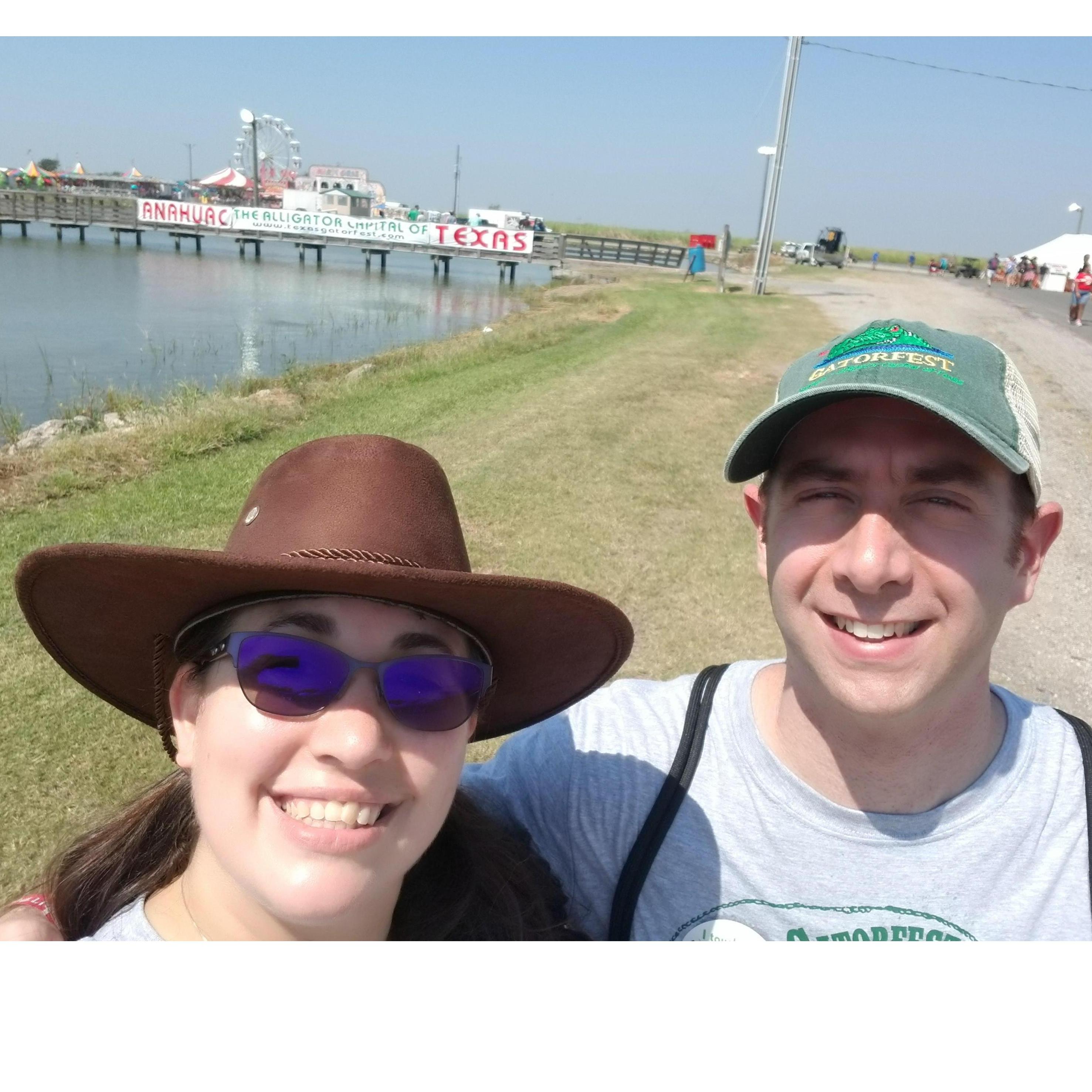 Texas Gatorfest in Anahuac, TX.