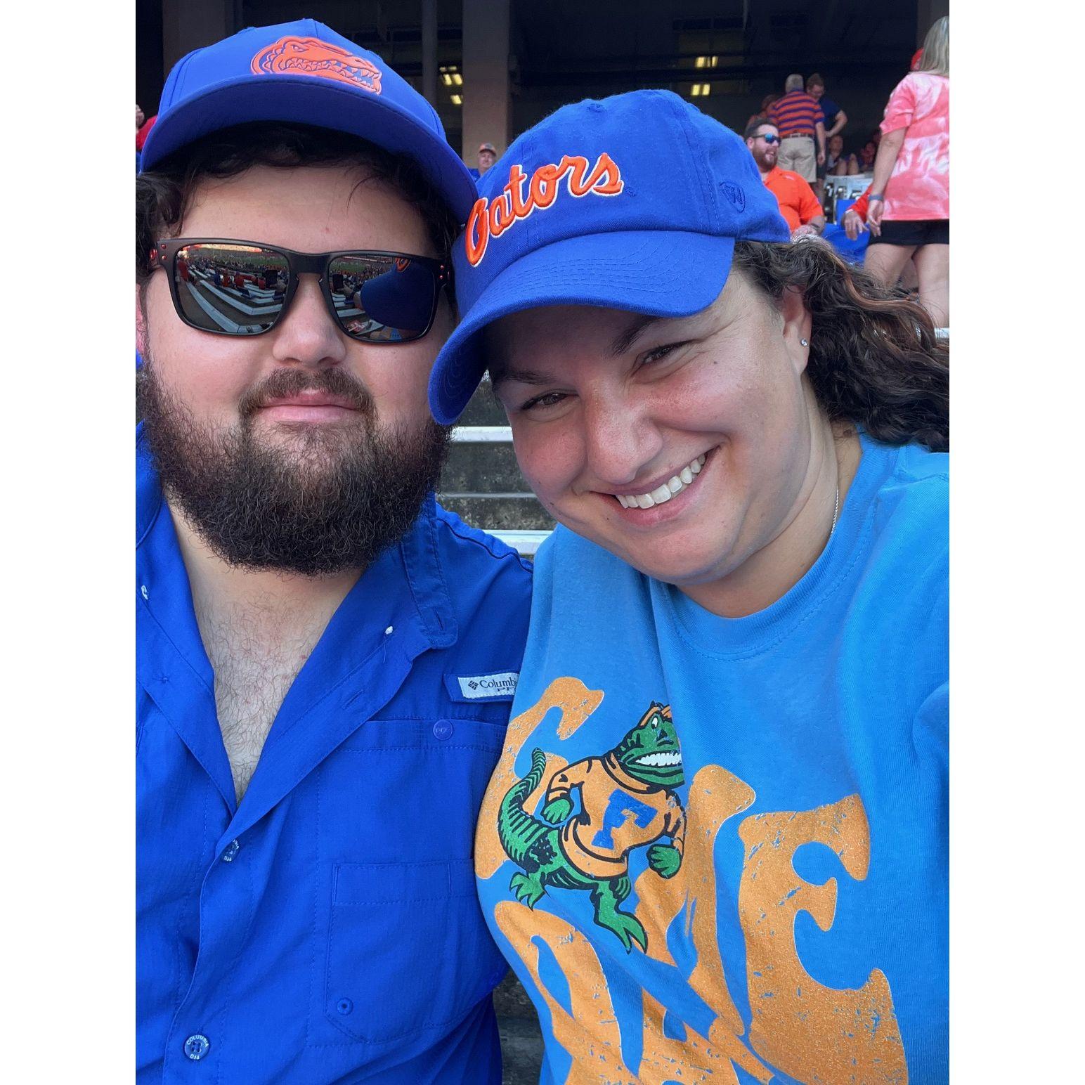 Rachel's first game in The Swamp! September 2023