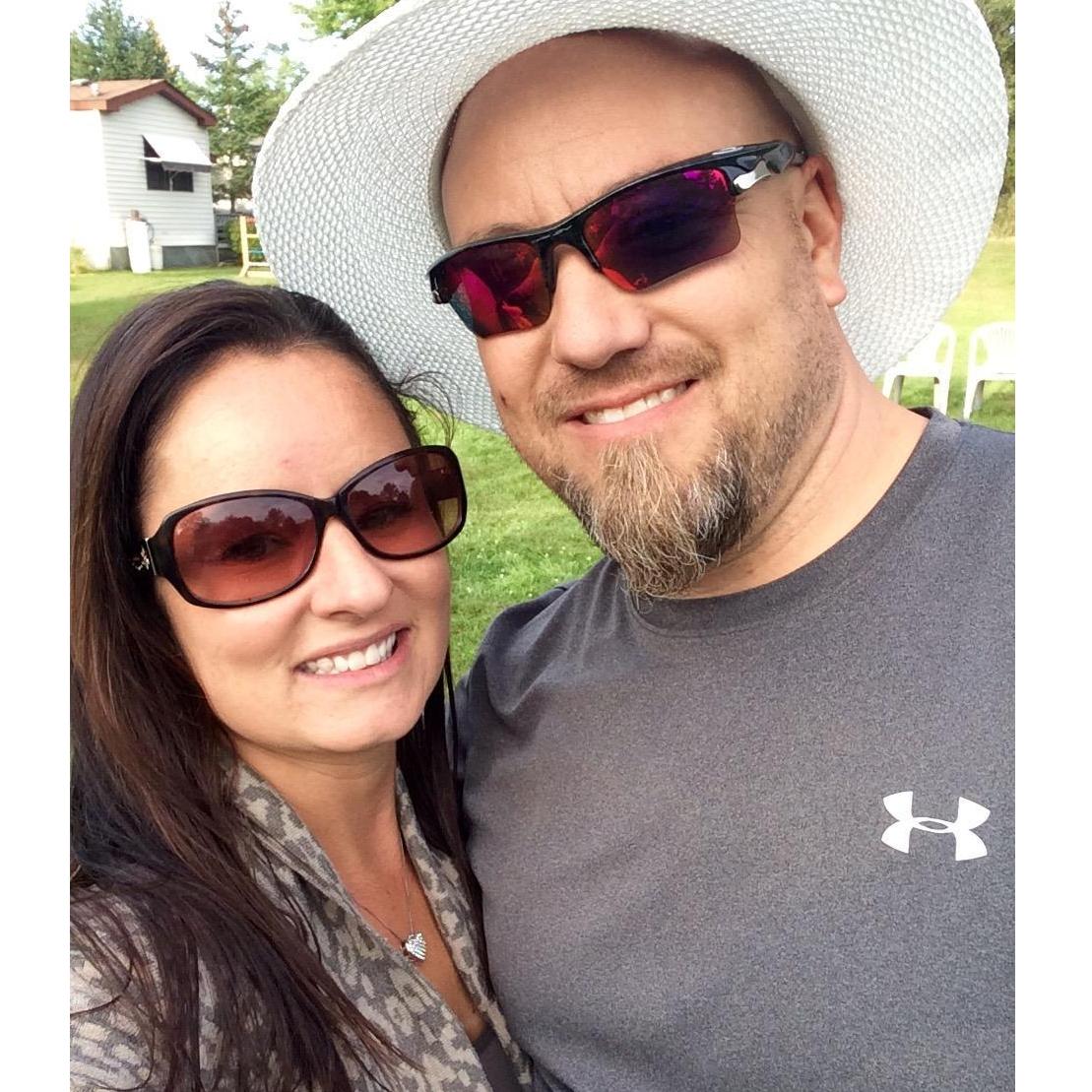 Sept 2017- Our first weekend away together up at Uncle Andy's trailer. It was a fun weekend of washer box tournaments, meeting people for the first time and the beginning of our relationship.