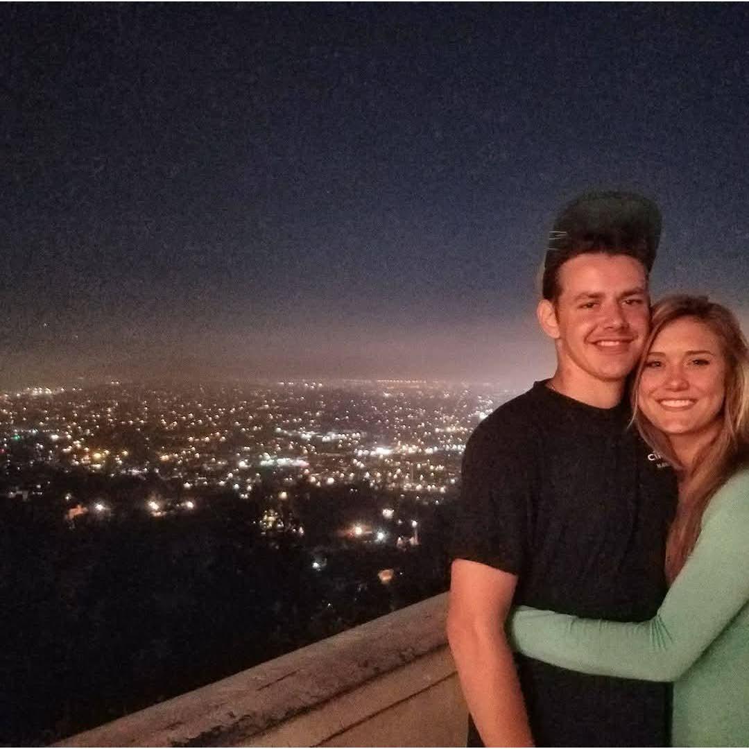 Our first picture together, 2017
