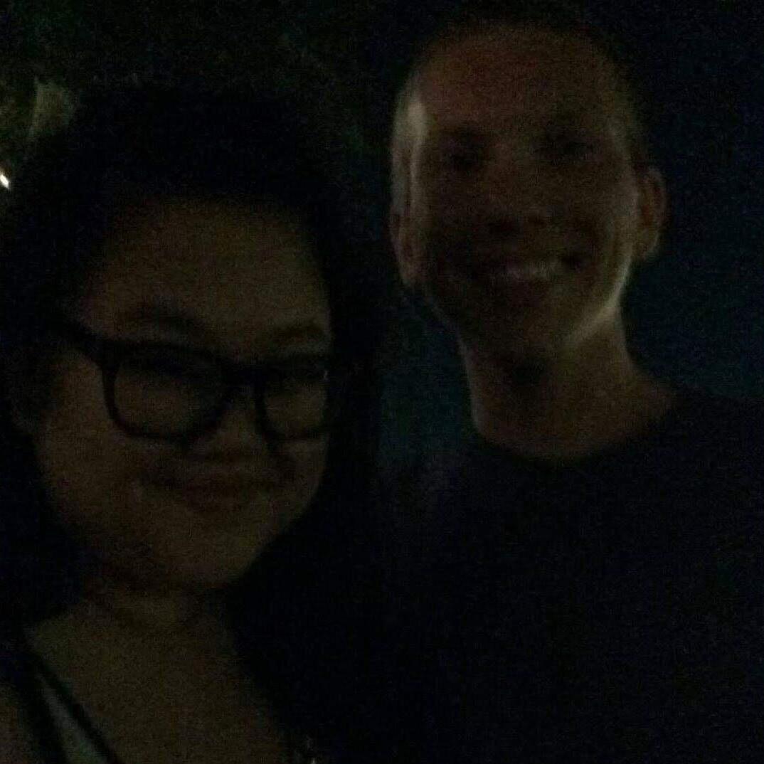 Our first ever selfie together on our first date at Disneyland!