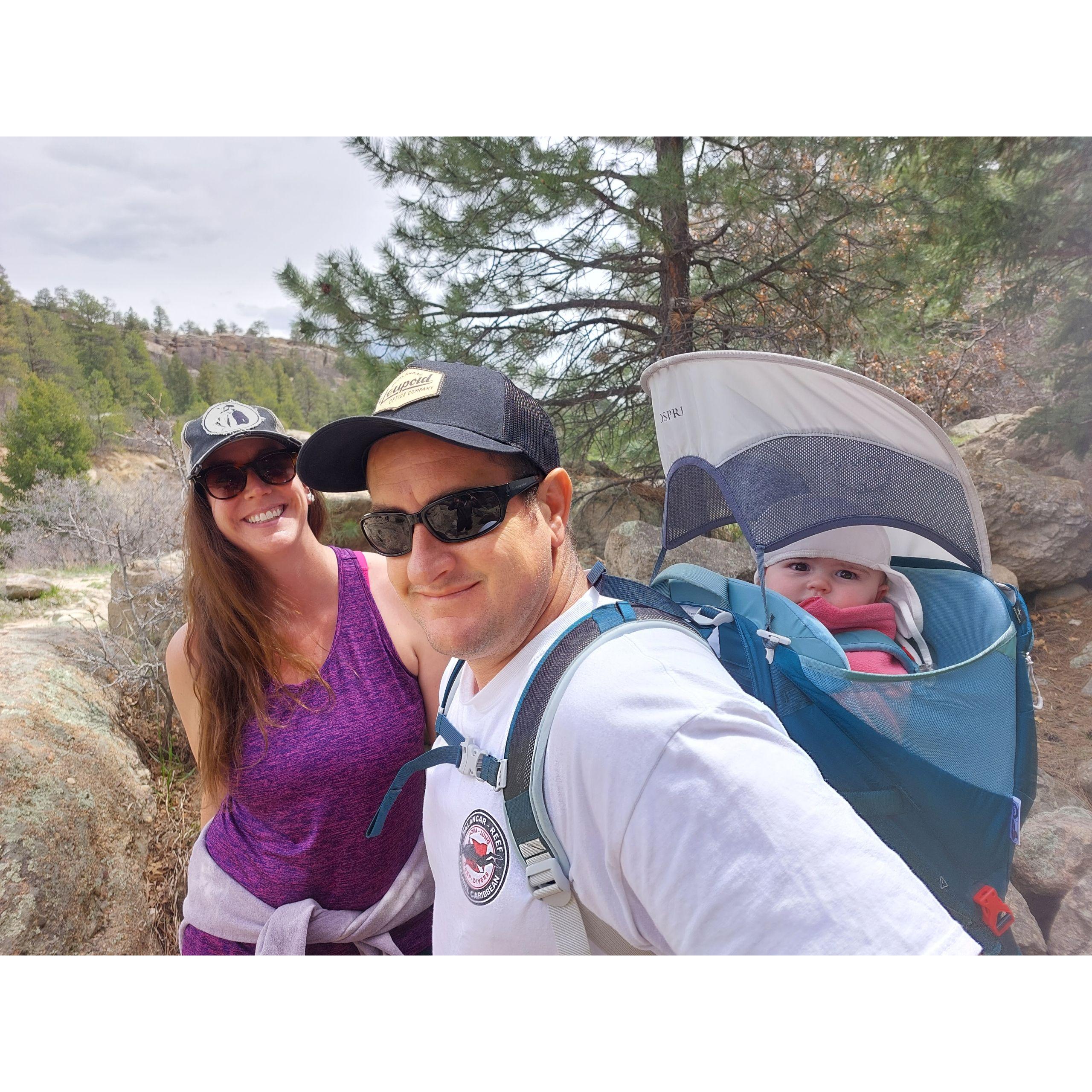 Hiking with the whole family now!