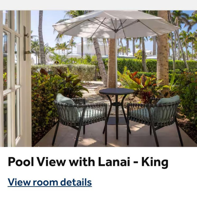 6 Night Honeymoon at the Casa Marina Resort in Key West (with a walk out lanai!!)