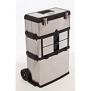 RIDGID Professional Tool Storage Cart and Organizer Stack, 3 Tool Box Combination
