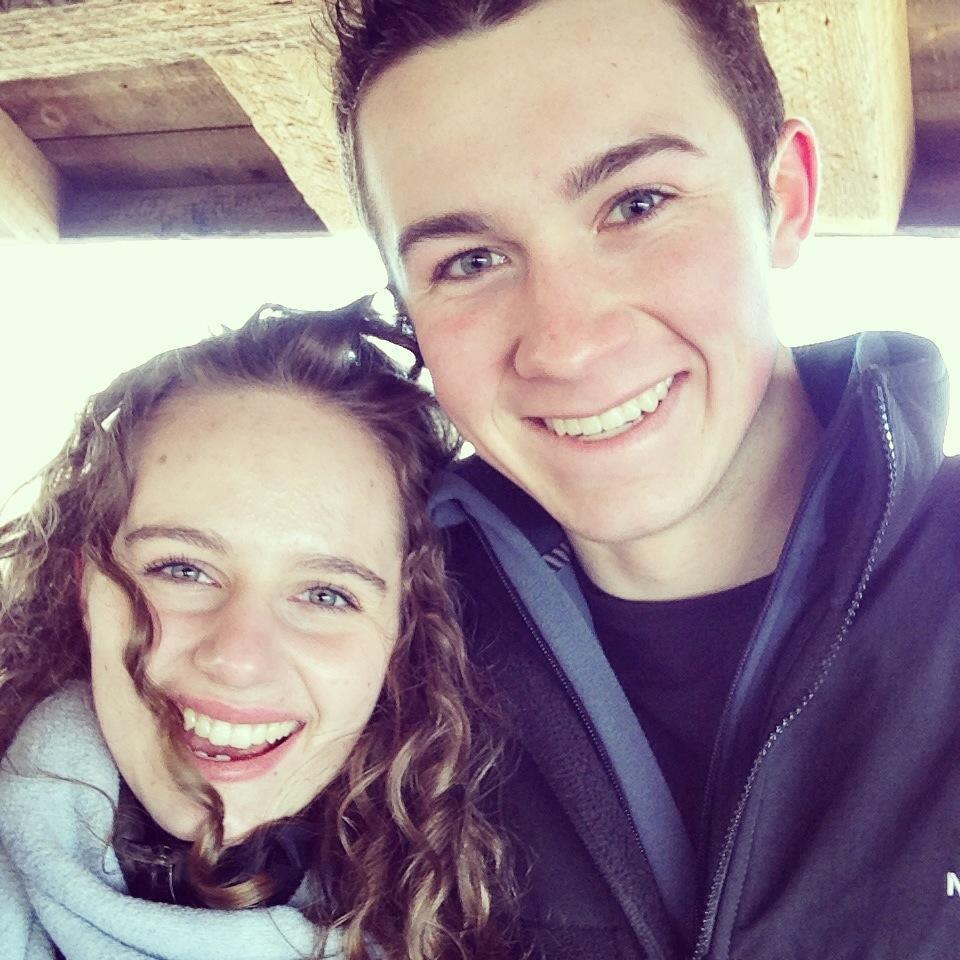 First selfie! We were both only 16 years old! (2014)
