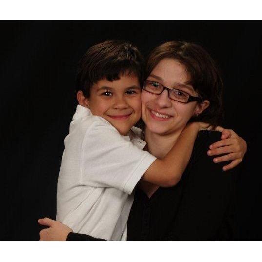 Alexis and her brother, Nicolas (2007)