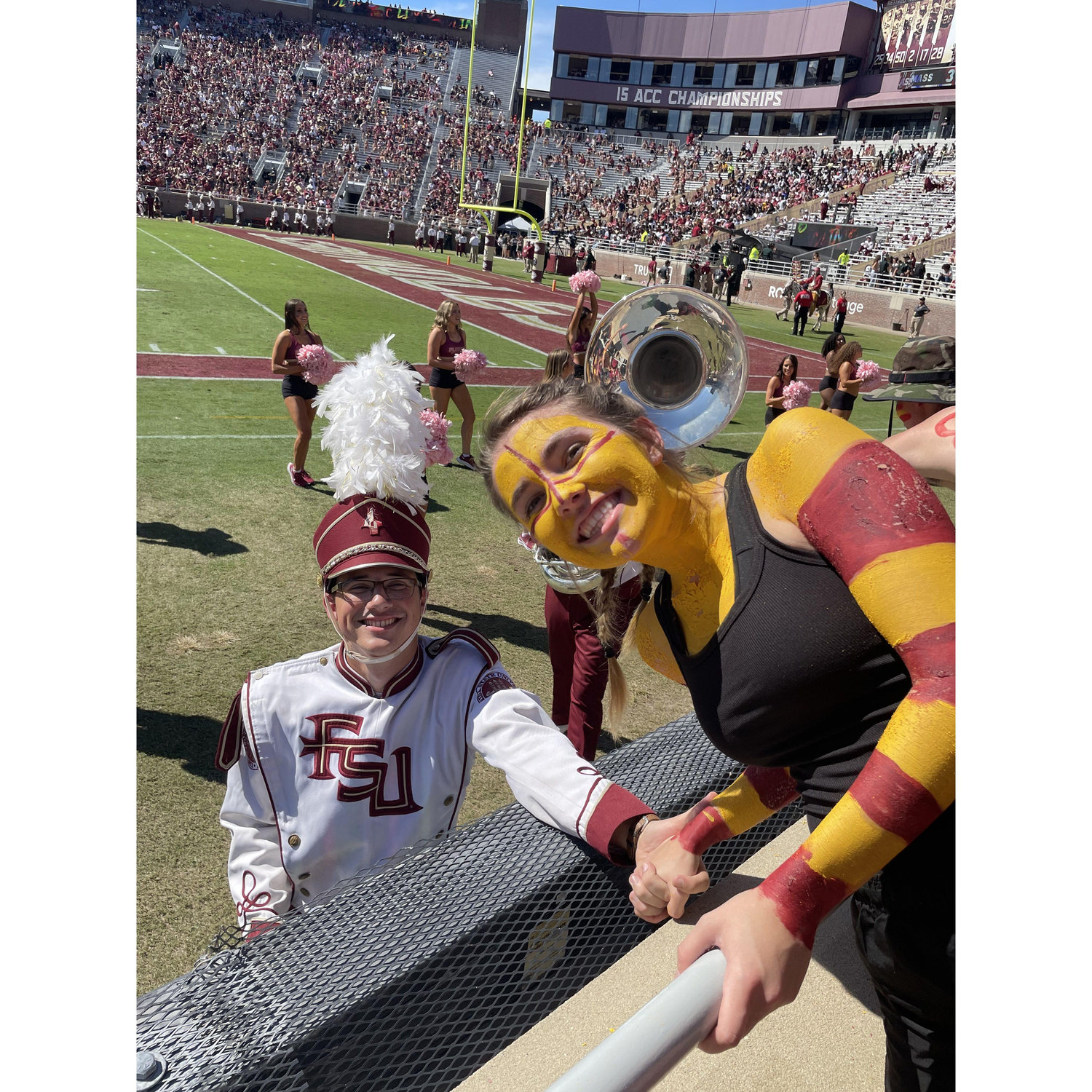 October 23, 2021: Our favorite place to be, cheering on the Noles!