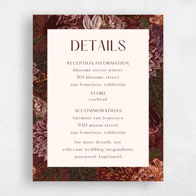 Maroon, Red Wedding Enclosure - Harlow