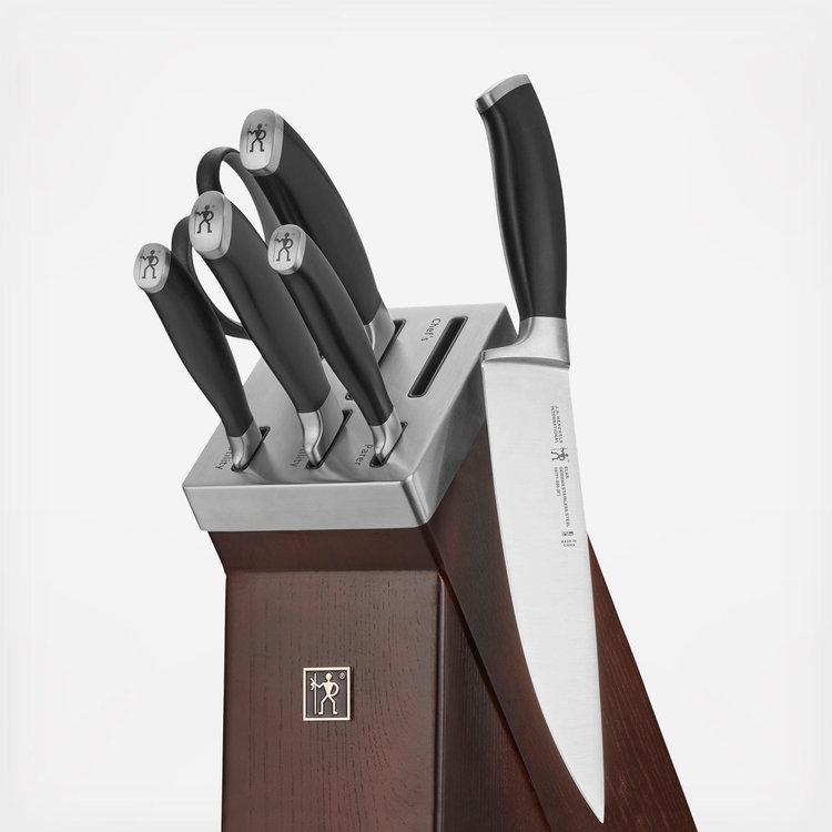 Henckels, Elan 7-Piece Self-Sharpening Knife Block Set | Zola