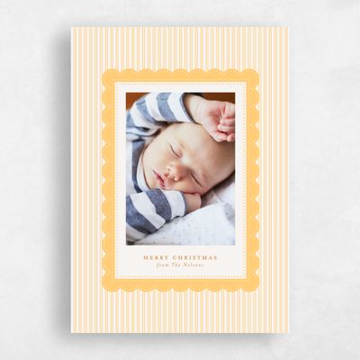Honey, Yellow Holiday Card - Thatcher Portrait