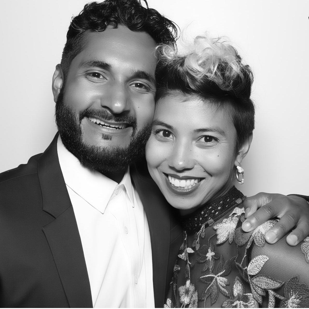 Fun pic at our friends, Adam and Stephanie Braun's, wedding.