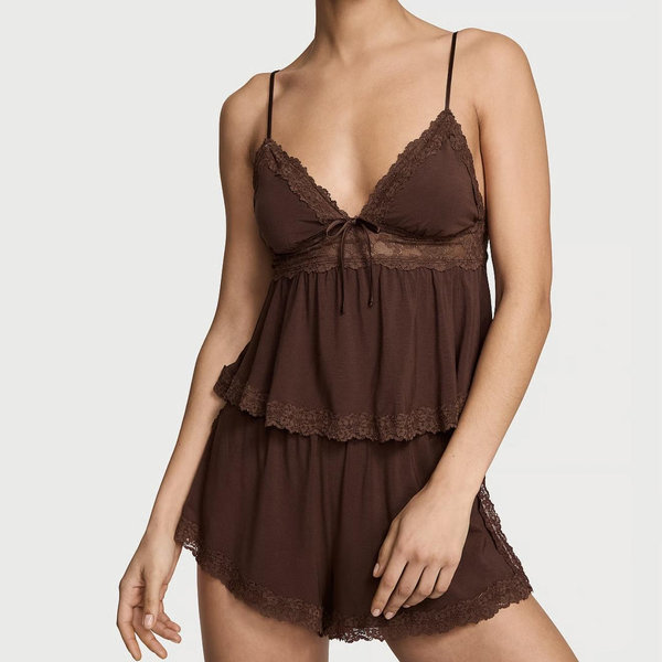 SoSoft™ Modal Lace-Trim Cami & Shorts Set