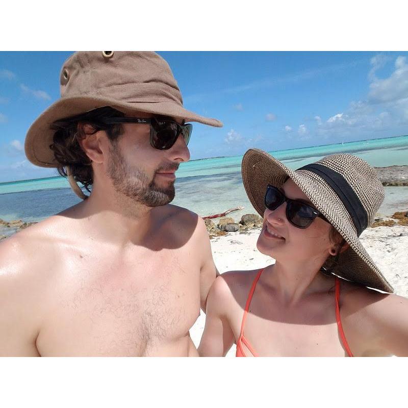 Bonaire Winter 2017. Alex lets us take a brief break from scuba diving to lounge on the beach.