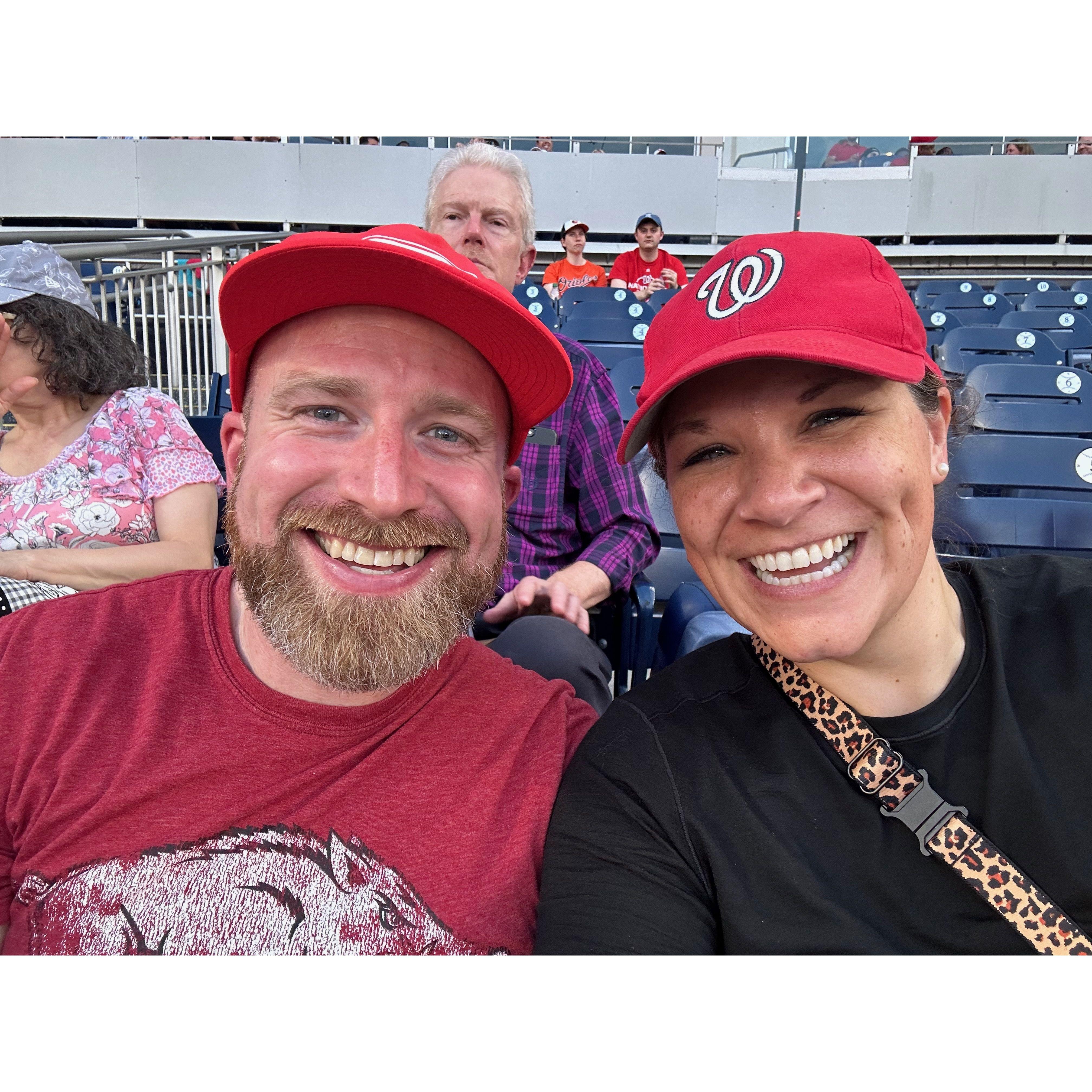 Kendall's first professional baseball game