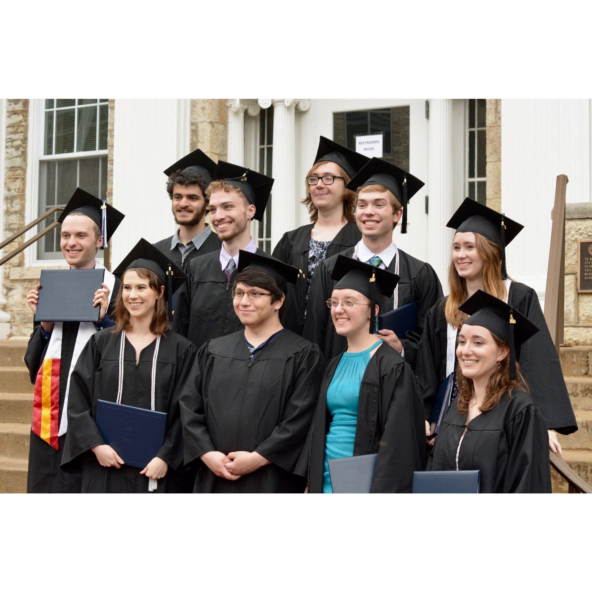 Kohler Kubs at graduation - Spring 2019.