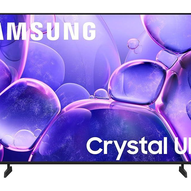 SAMSUNG 50-Inch Class Crystal UHD U8000F 4K Smart TV (2025 Model) Endless Free Content, Crystal Processor 4K, MetalStream Design, Knox Security, Alexa Built-in