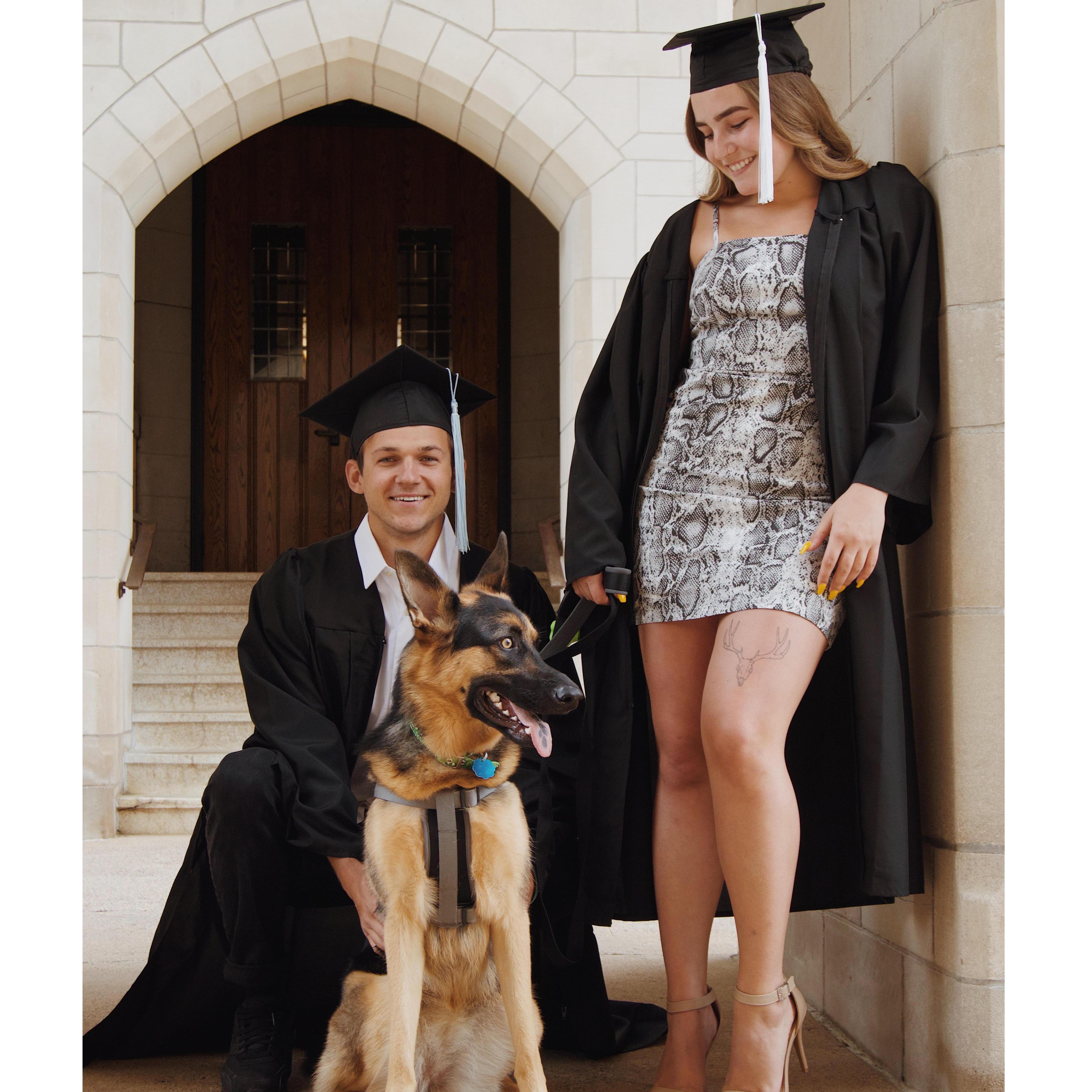 Graduating University of St. Thomas together