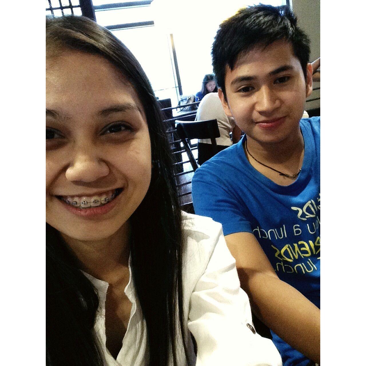 It has been a decade ago since our paths crossed. We met each other in BGC where we had our internship at the same company.
Our first photo taken at Starbucks while we wait for coding to pass.