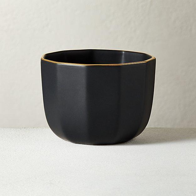 Queenie Black Bowl