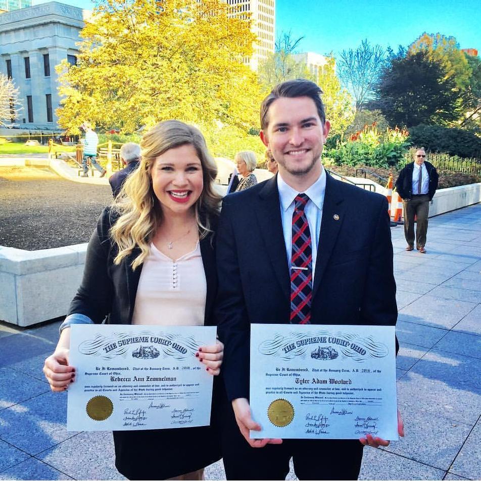 Getting sworn in!
