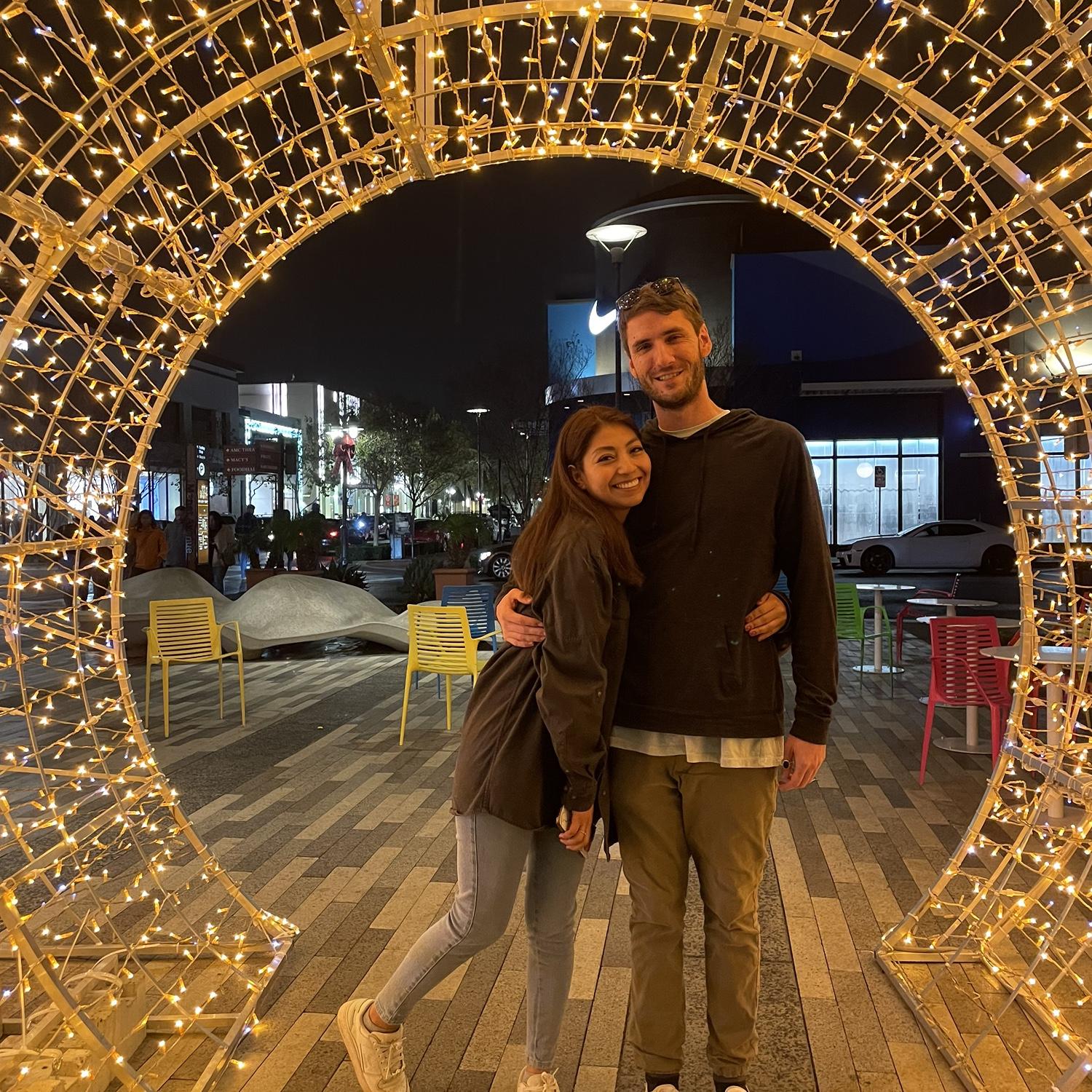 Minutes to before he proposed (girlfriend 😜)