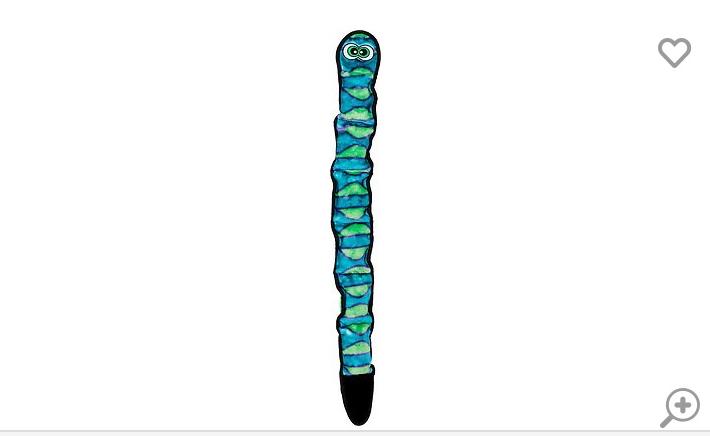 Outward Hound Invincibles Snakes Squeak Dog Toy, Color Varies, 6-Squeak