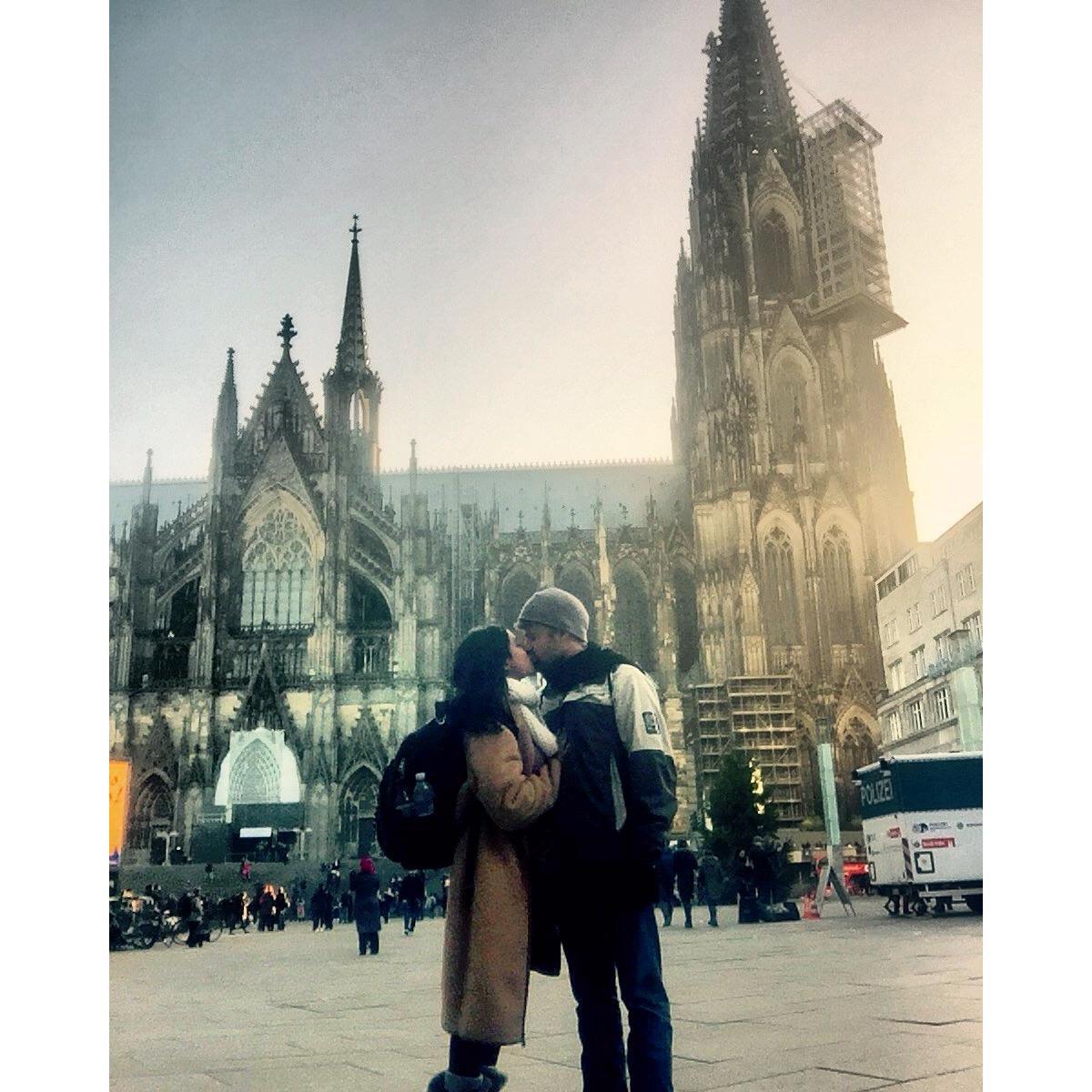 He flew to Germany to pick me up and to make sure I came home (Dec '17: Koln, Germany)