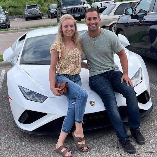 Scott lived his childhood dream of racing in a Lamborghini on a visit to Rosemary's brother in Ohio