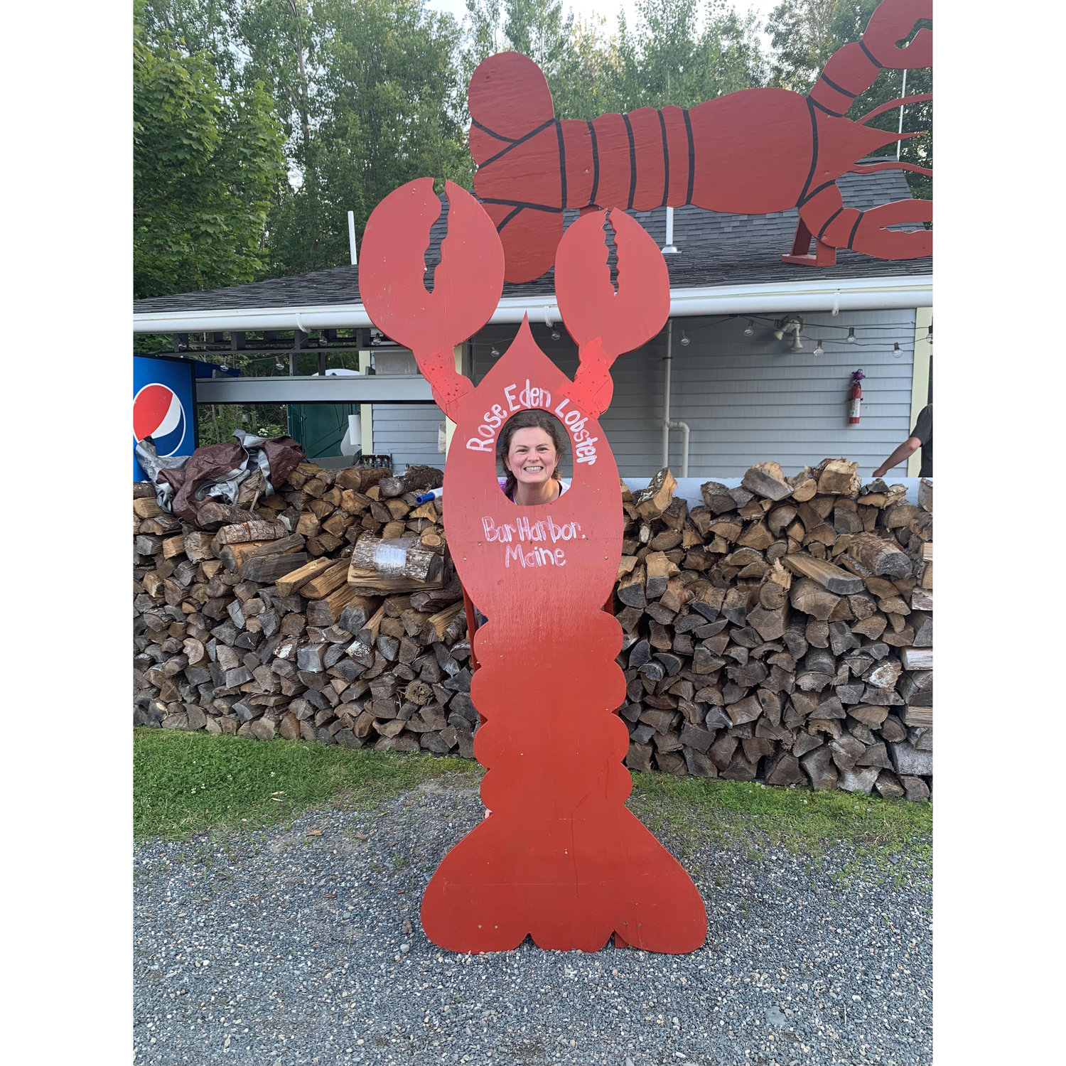 Caroline the Lobster! Bar Harbor, Maine. July 2023